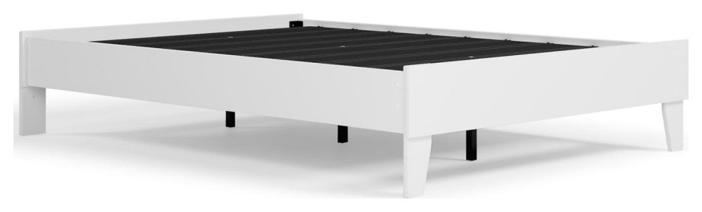 Piperton White Full Platform Bed