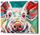 Piggy II' by Carolee Vitaletti Giclee Canvas Wall Art, 18"x16"