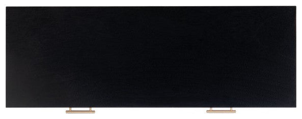 Safavieh Estella 2 Drawer Console Table, Black