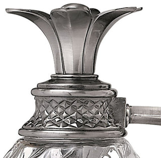 Hinkley Plantation Large Four Light Vanity, Polished Antique Nickel