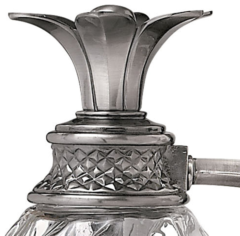 Hinkley Plantation Large Four Light Vanity, Polished Antique Nickel