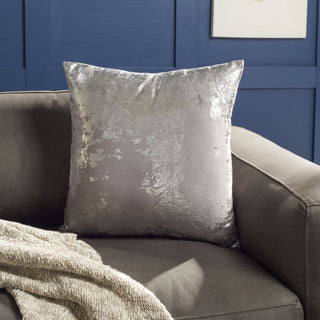 Safavieh Isabelina Pillow Grey/Silver 18" X 18"