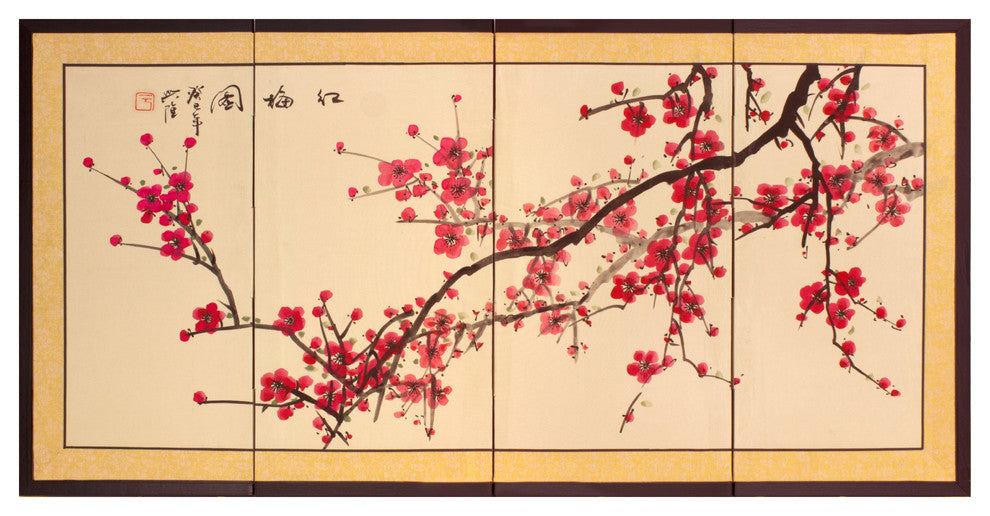 Plum Tree Chinese Painting