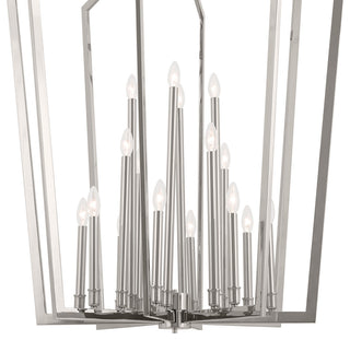 Kichler Abbotswell 49" 16 Light Foyer Pendant, Polished Nickel, 43499PN