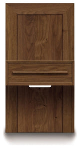 Copeland Moduluxe 35" 18.5" Box Nightstand To Match Storage Bed, Smoke Cherry