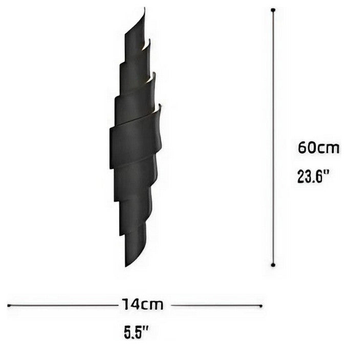 Creative Wall Lamp in Italian Style for Living Room, Bedroom, Black