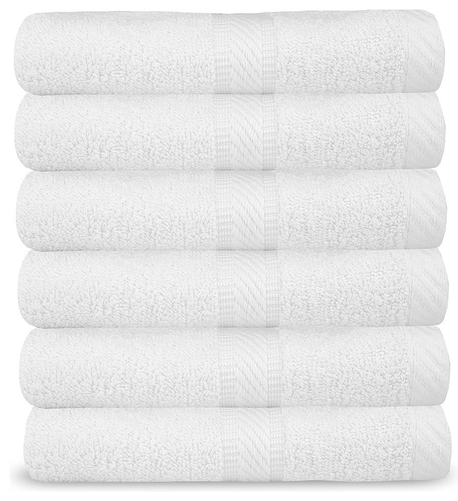 HURBANE Bathroom Hand Towel Set 18PC   Bedroom 100% Cotton 15" x 25" High Qualit