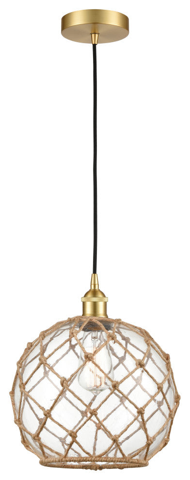 Innovations 616-1P-SG-G122-10RB-LED 1-Light Mini Pendant, Satin Gold