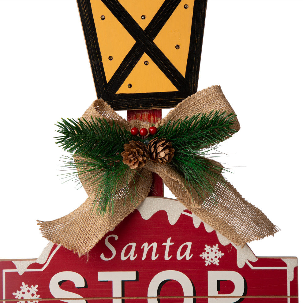 42"H Christmas Directions Yard Stake