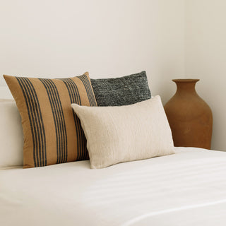 Natural Harmony Nettlesolid Pillow, Natural, 24"x14"