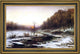 George Hetzel Winter Morning Framed Premium Canvas Print, 16"x24"