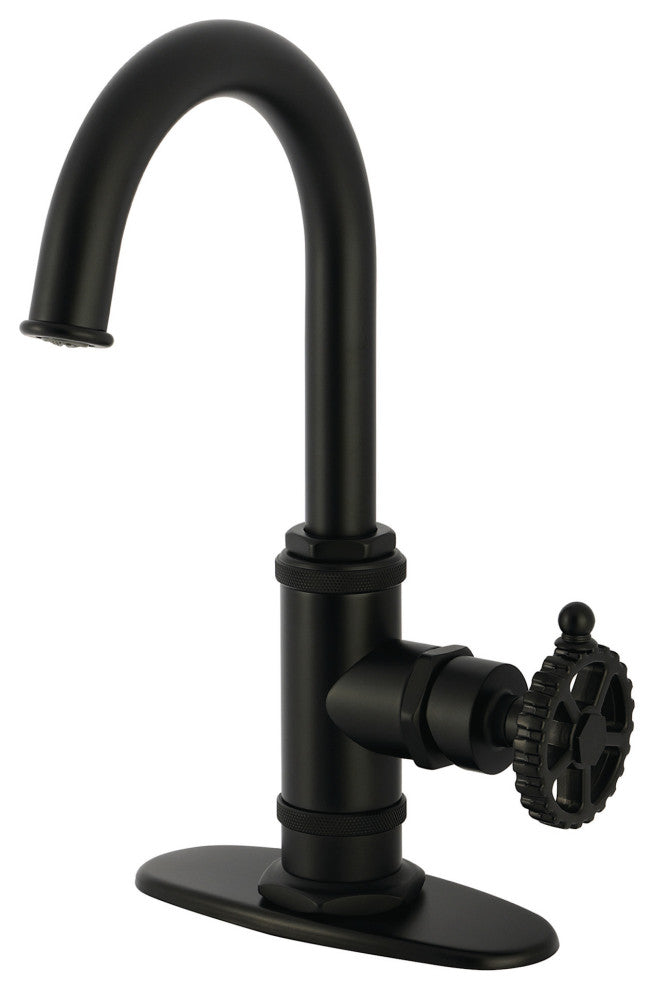 Kingston Brass KSD850.CG Fuller 1.8 GPM 1 Hole Bar Faucet - - Matte Black