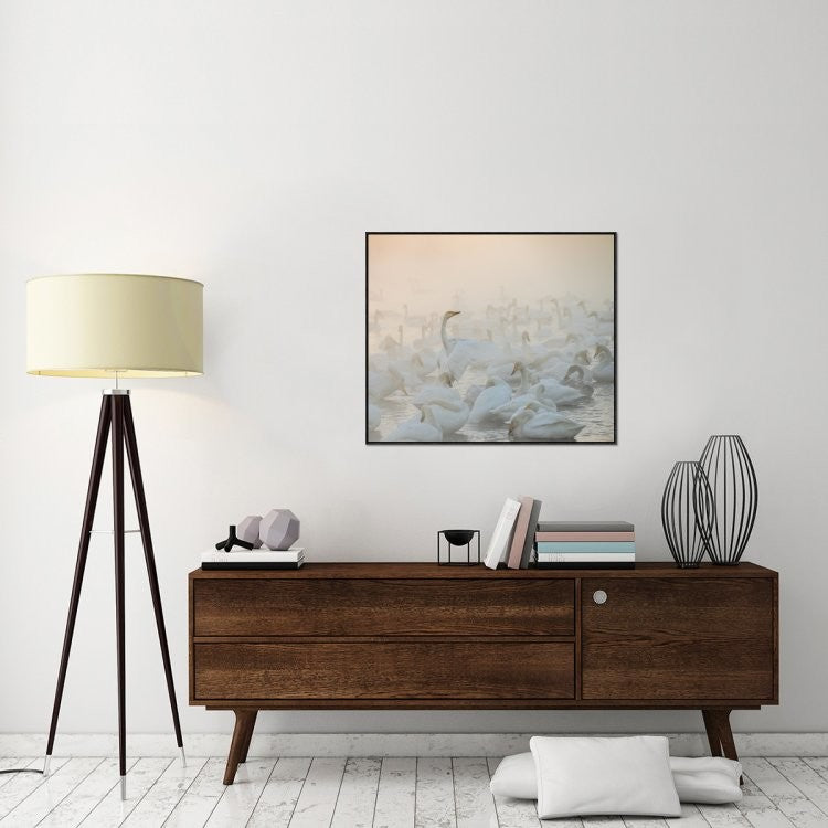 "Song Of The Morning Light" Framed Canvas Giclee by Dmitry Dubikovskiy, 37x31"