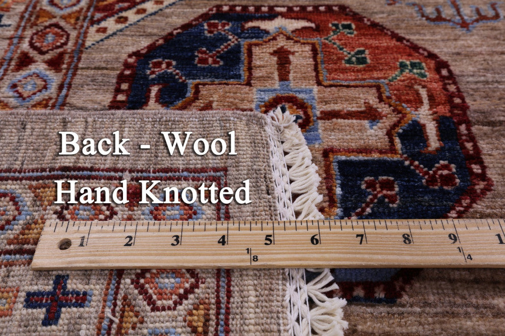 6' 9" X 10' 4" Bokhara Hand Knotted Wool Rug - Q12774