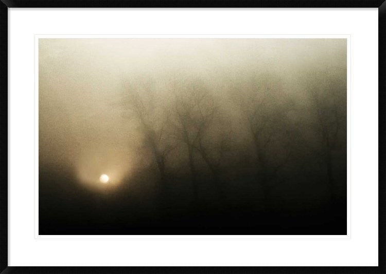 "Celestial Melody To The Earth" Framed Digital Print by Yvette Depaepe, 38x27"