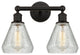 Innovations 616-2W-OB-G275 Conesus 2 Light Bath Vanity Light, Oil Rubbed Bronze