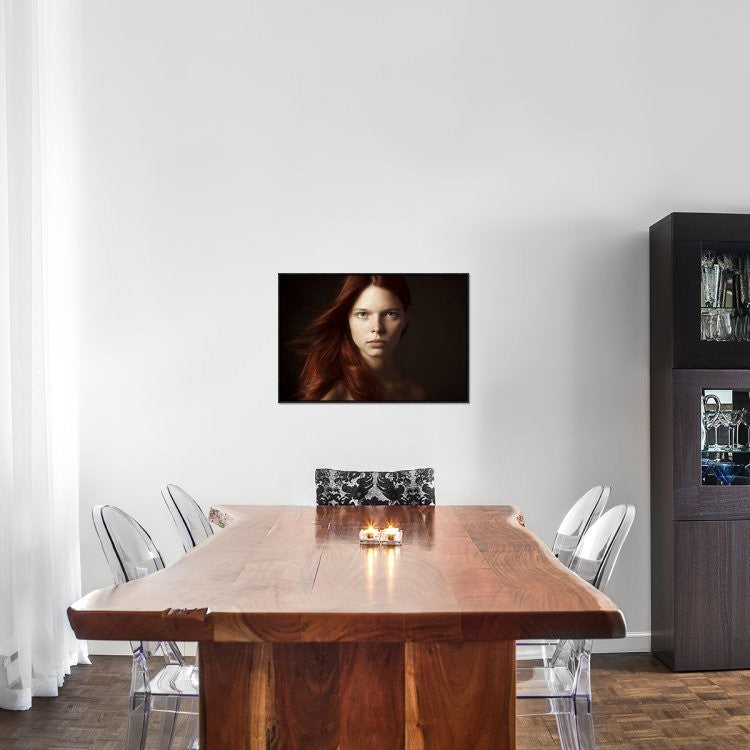 "Untitled" Framed Canvas Giclee by Danil Rudoy, 31x21"