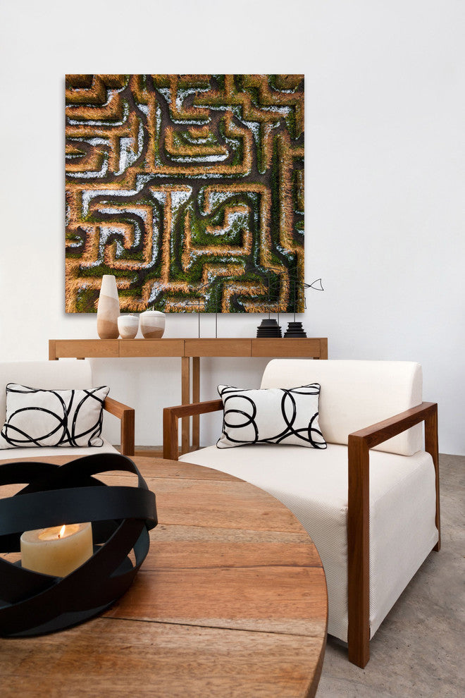 "Earth Maze" Print on Canvas by Karolis Janulis