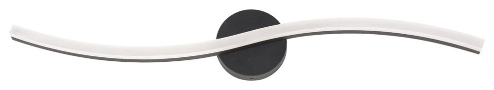 Trace 36" LED Vanity, Black