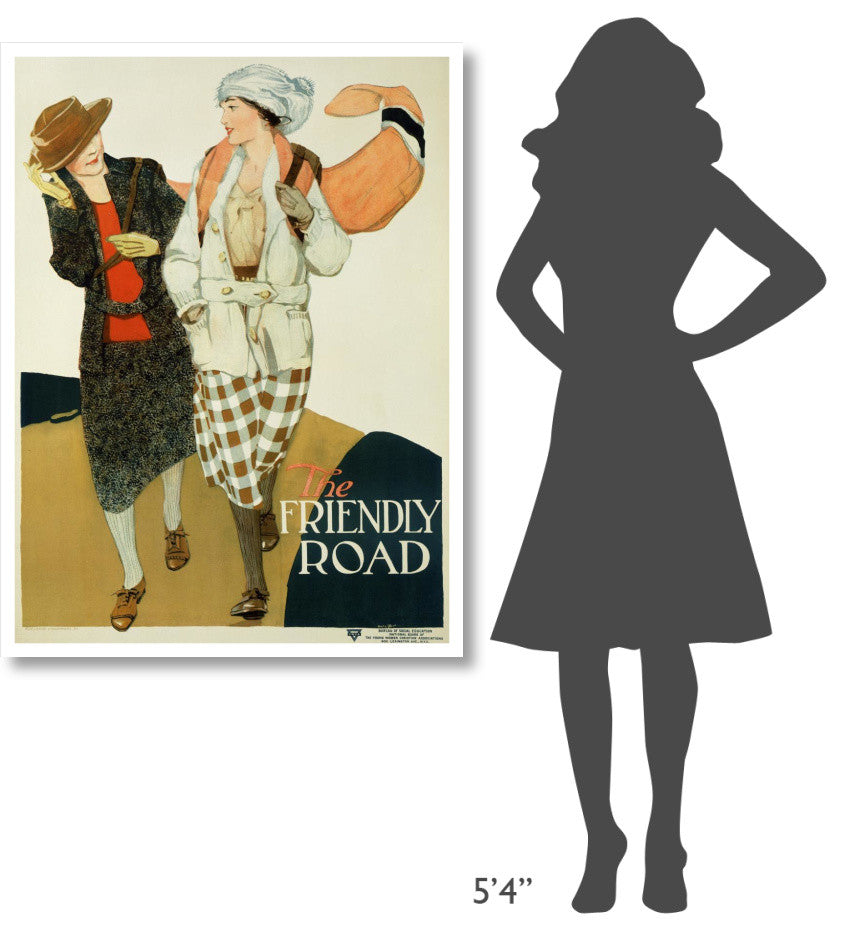 "YWCA / The Friendly Road" Digital Paper Print by Anita Parkhurst, 35"x46"