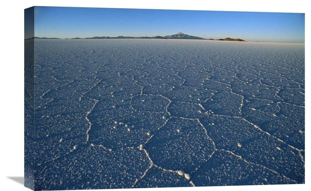 "Ancient Crystallization Fissures In Salar De Uyuni Salt Pan, Bolivia" Artwork