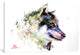"Wolf" Print by Dean Crouser, 26"x18"x1.5"