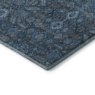 Premium Machine Washable Mayfield AMF574 Blue 9' x 12' Rug