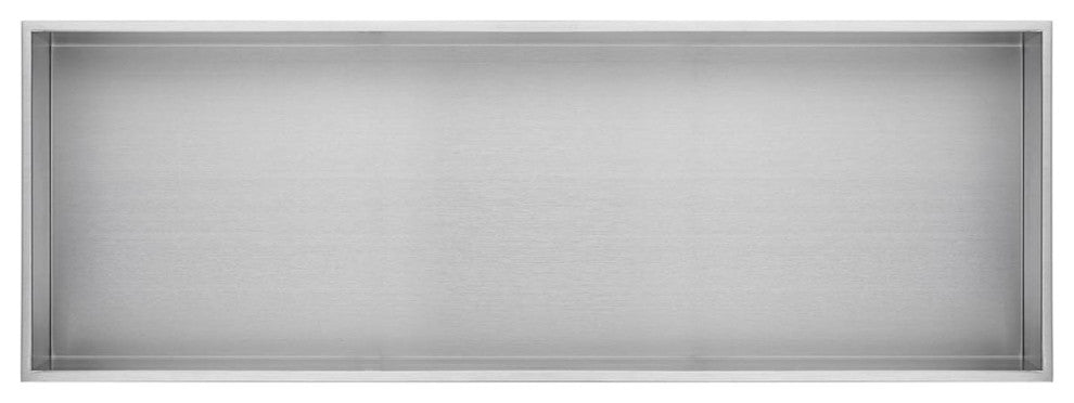 Pulse NI-1236-SSB ShowerSpas Stainless Steel Niche In Brushed Stainless Steel
