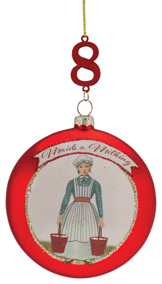 Twelve Days of Christmas Ornament, Set of 12