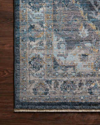 Samra SAM-01 Denim/Grey 18" x 18" Sample