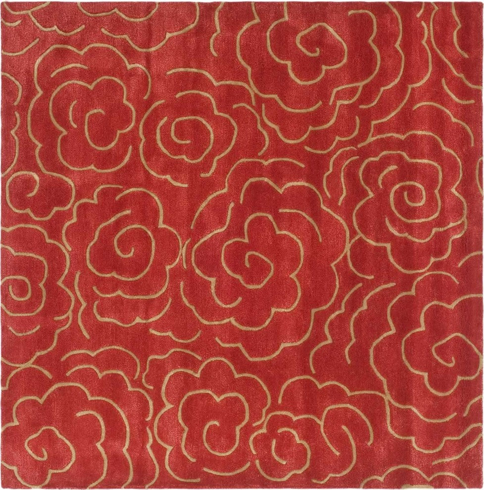 Safavieh Soho SOH812A 6'' Square Red Rug
