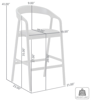 Apache Black Oak Wood and Faux Leather