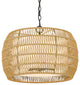 Everly 4 Light Chandelier With Natural Rattan Shade