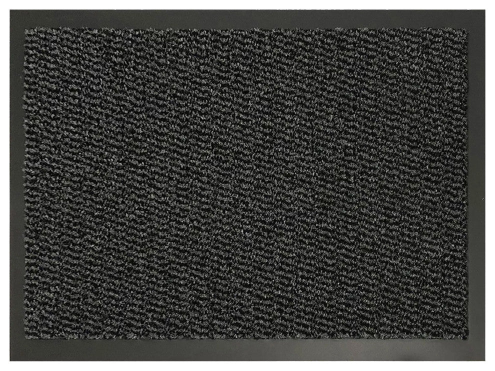 Indoor Door Mat Lisa 31 L x 24 W Inch PP-PVC - Black