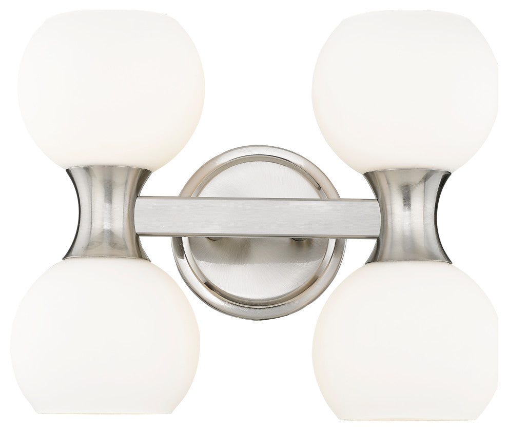 Z-LITE 4-Light Vanity, Brushed Nickel