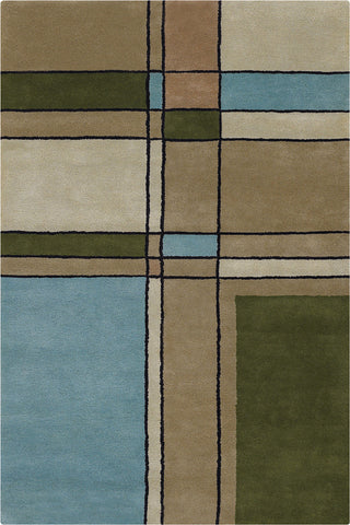 Fresca Contemporary Area Rug, 5'x7'6" Rectangle