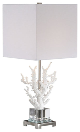 Uttermost Corallo White Coral Table Lamp