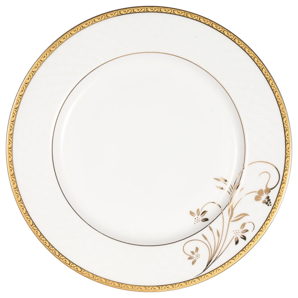 Bone China 57 Piece Floral Design Dinnerware Set by Lorren Home Trends