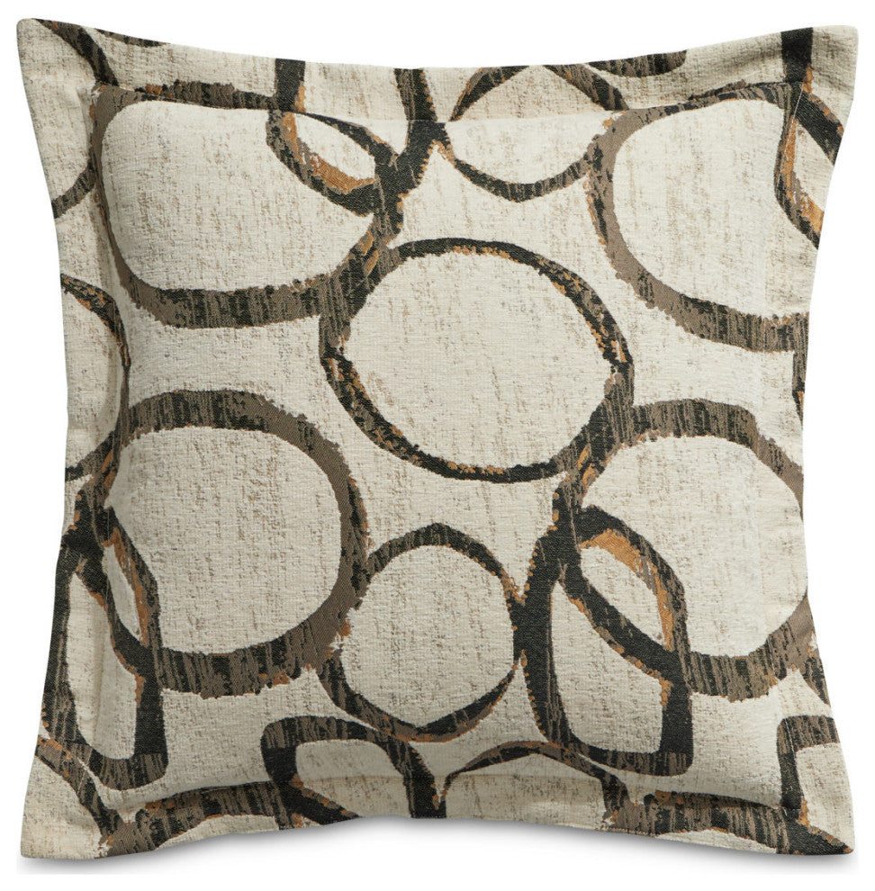 Explorer Sheldon 21" Square Pillow, Set of 2, Stone/Natural