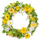 20" Floral Daisy Floral Single Wreath