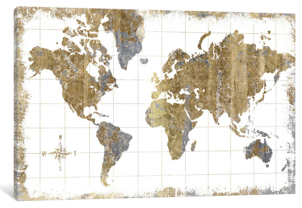 Gilded Map by All That Glitters