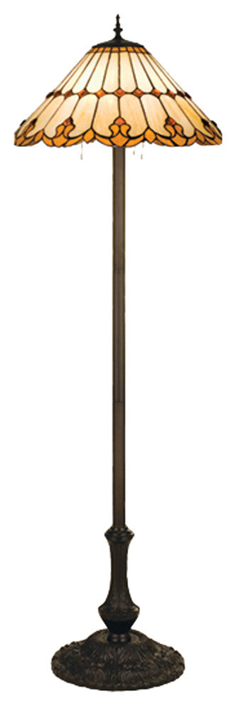 Meyda lighting 17577 63"H Nouveau Cone Floor Lamp