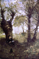 Berthe Morisot Old Path at Auvers, Gallery Wrapped Canvas Print, 18"x27"