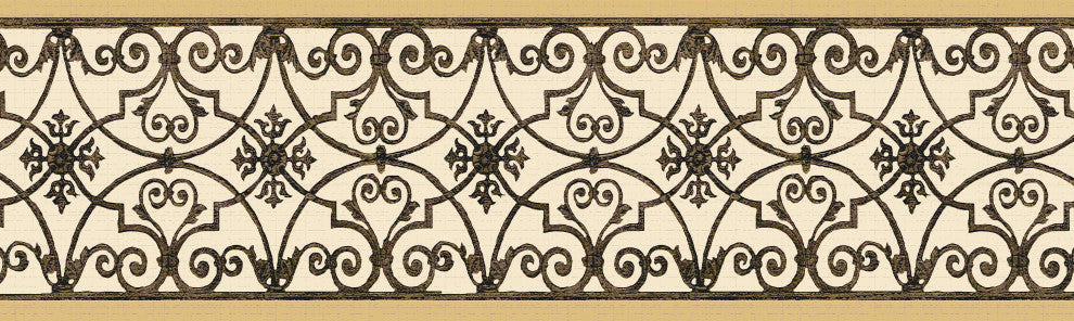 Damask Peel and Stick Wallpaper Border 15'x7"