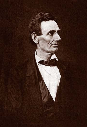 Portrait of Abe Lincoln- Canvas Poster 20" x 30"