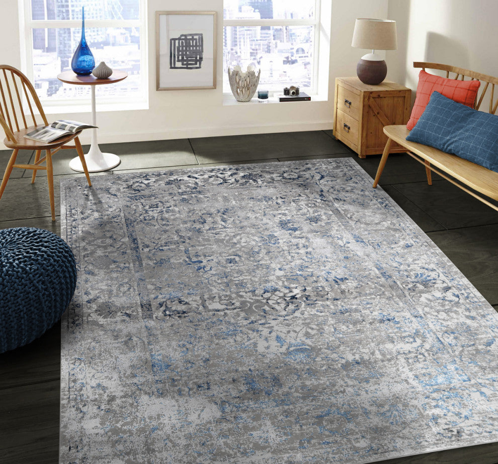 Traditional Accent Rug, Glacier, 9'8"x7'5"