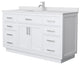 Beckett TK 60" Single Vanity,  Cultured Top, Nickel Trim