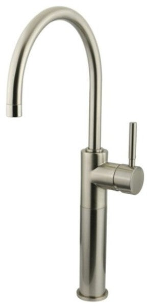 Kingston Brass Concord Satin Nickel Single Handle Vessel Sink Faucet KS8038DL