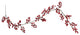 5' Decorative Shiny Red Berries Artificial Christmas Garland, Unlit