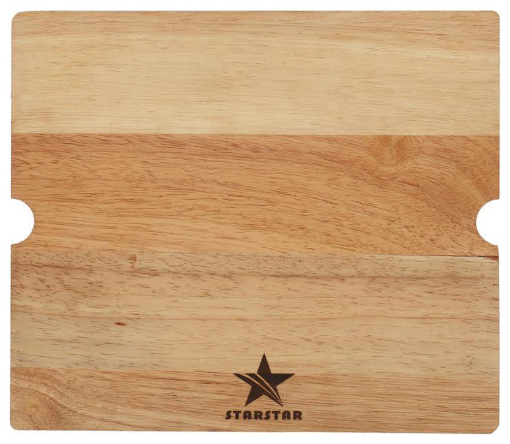 Hardwood Heavy Duty Rubber Wood Cutting Board For Kitchen, 10.5/8x12.8